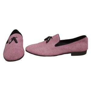 Asher Green Genuine Men's Leather Wine Loafer Size 12